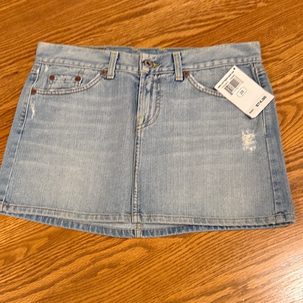 NWT Lucky Brand Blossom Minnie Denim Skirt - 28 (6)